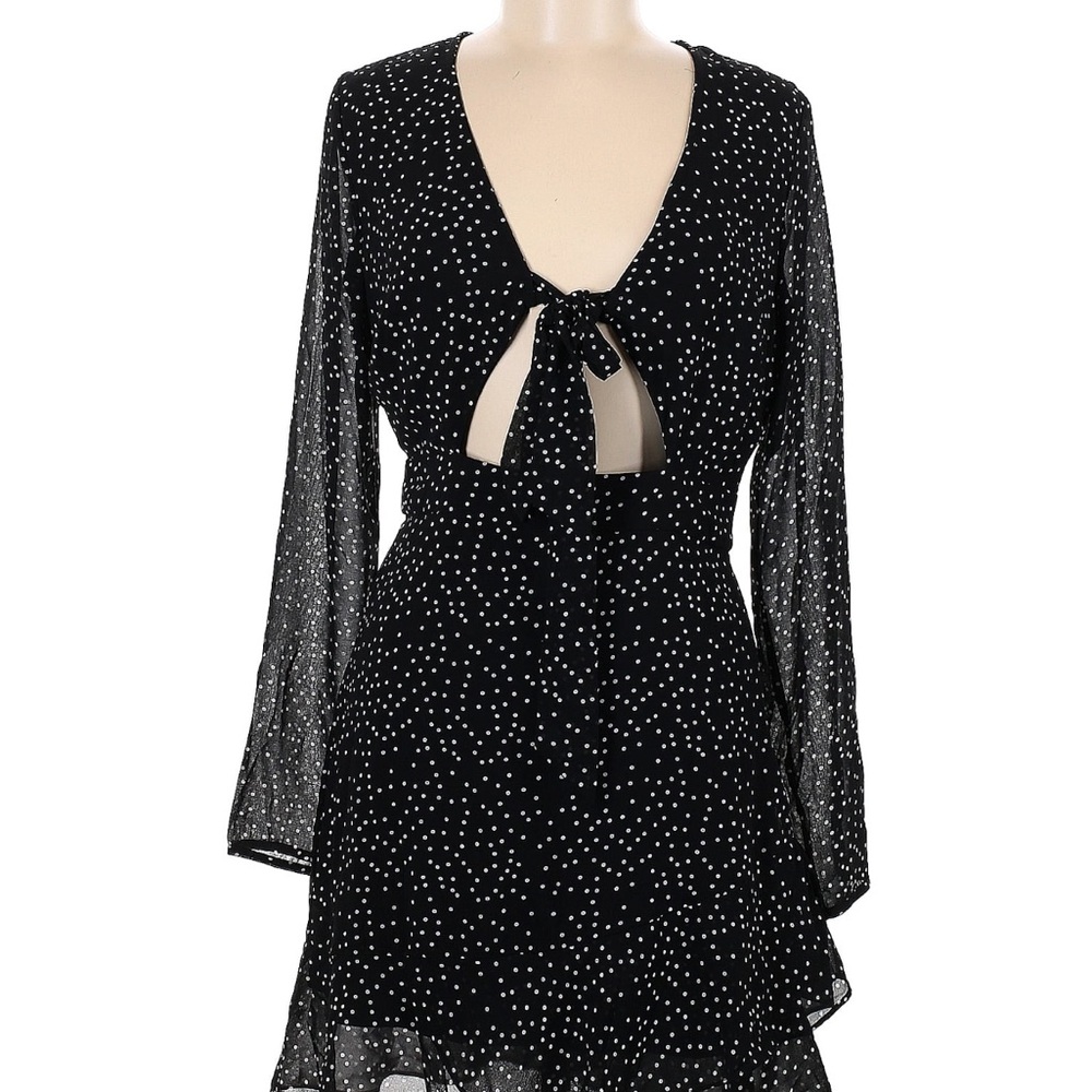 Black and White Polka Dot Dress